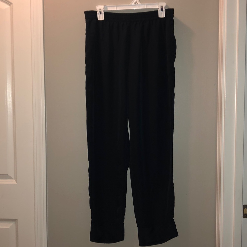 Silky black pants